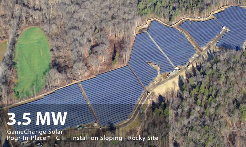 large scale solar site