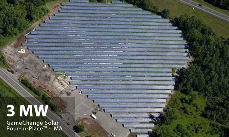 large scale solar site